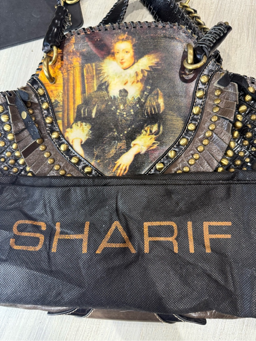 Sharif Artisan Series Limited Edition Renaissance Studded Handbag #98/200 COA - Picture 13 of 16